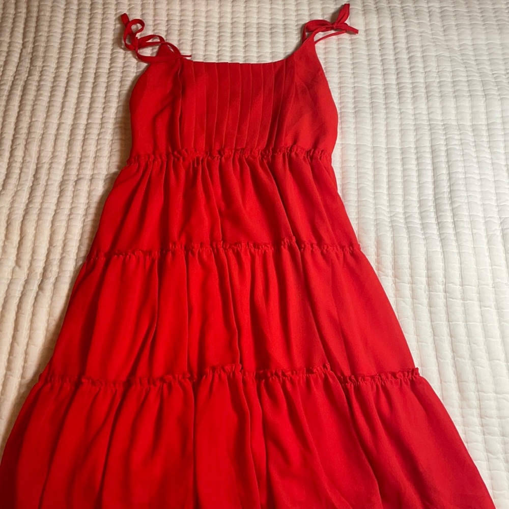 Orange/red dress